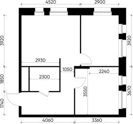 2-BD Apartment Sale, 54.8 sq. m. at Pervyi Moskovskiy, ulitsa Bianki, 1, Moskovskiy, Moscow, Russia #2