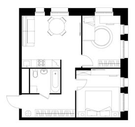2-BD Apartment Sale, 54.8 sq. m. at Pervyi Moskovskiy, ulitsa Bianki, 1, Moskovskiy, Moscow, Russia #3