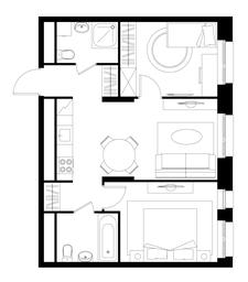 2-BD Apartment Sale, 53.3 sq. m. at Pervyi Moskovskiy, ulitsa Bianki, 1, Moskovskiy, Moscow, Russia #3 2-BD Apartment Sale, 53.3 sq. m. at Pervyi Moskovskiy, ulitsa Bianki, 1, Moskovskiy, Moscow, Russia #3