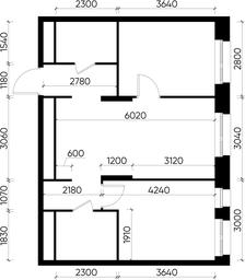 2-BD Apartment Sale, 53.3 sq. m. at Pervyi Moskovskiy, ulitsa Bianki, 1, Moskovskiy, Moscow, Russia #2 2-BD Apartment Sale, 53.3 sq. m. at Pervyi Moskovskiy, ulitsa Bianki, 1, Moskovskiy, Moscow, Russia #2