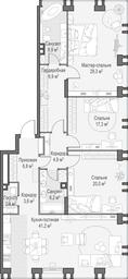 4-BD Apartment Sale, 151.3 sq. m. at Life Time, Sergeya Makeyeva Street, вл11/9с1-10, Moscow, Russia #2 4-BD Apartment Sale, 151.3 sq. m. at Life Time, Sergeya Makeyeva Street, вл11/9с1-10, Moscow, Russia #2