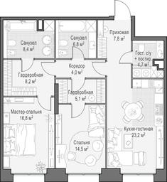 Продажа 1-комн. квартиры, 99,8 м² в ЖК «Роскошный квартал LIFE TIME (ЛАЙФ ТАЙМ)», улица Сергея Макеева, вл11/9с1-10, Москва, Россия #2 Продажа 1-комн. квартиры, 99,8 м² в ЖК «Роскошный квартал LIFE TIME (ЛАЙФ ТАЙМ)», улица Сергея Макеева, вл11/9с1-10, Москва, Россия #2