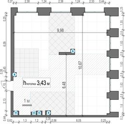 1-BD Apartment Sale, 106.2平方米 at Life Time, Sergeya Makeyeva Street, вл11/9с1-10, Moscow, Russia #4