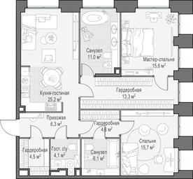 1-BD Apartment Sale, 106.8 sq. m. at Life Time, Sergeya Makeyeva Street, вл11/9с1-10, Moscow, Russia #2 1-BD Apartment Sale, 106.8 sq. m. at Life Time, Sergeya Makeyeva Street, вл11/9с1-10, Moscow, Russia #2