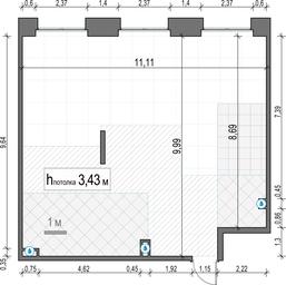 1-BD Apartment Sale, 105.8 sq. m. at Life Time, Sergeya Makeyeva Street, вл11/9с1-10, Moscow, Russia #4