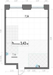 1-BD Apartment Sale, 70.7 sq. m. at Life Time, Sergeya Makeyeva Street, вл11/9с1-10, Moscow, Russia #3