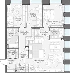 4-BD Apartment Sale, 135.4 sq. m. at Life Time, Sergeya Makeyeva Street, вл11/9с1-10, Moscow, Russia #2 4-BD Apartment Sale, 135.4 sq. m. at Life Time, Sergeya Makeyeva Street, вл11/9с1-10, Moscow, Russia #2