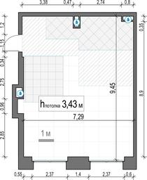 1-BD Apartment Sale, 66.8 sq. m. at Life Time, Sergeya Makeyeva Street, вл11/9с1-10, Moscow, Russia #4