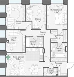 4-BD Apartment Sale, 135.4 sq. m. at Life Time, Sergeya Makeyeva Street, вл11/9с1-10, Moscow, Russia #3 4-BD Apartment Sale, 135.4 sq. m. at Life Time, Sergeya Makeyeva Street, вл11/9с1-10, Moscow, Russia #3
