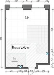 1-BD Apartment Sale, 70.7 sq. m. at Life Time, Sergeya Makeyeva Street, вл11/9с1-10, Moscow, Russia #4