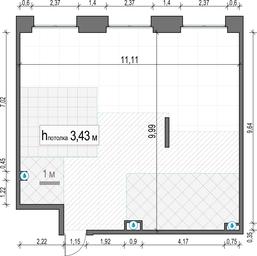 1-BD Apartment Sale, 105.6 sq. m. at Life Time, Sergeya Makeyeva Street, вл11/9с1-10, Moscow, Russia #4