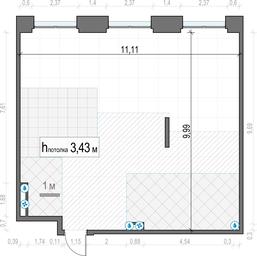 1-BD Apartment Sale, 106.7平方米 at Life Time, Sergeya Makeyeva Street, вл11/9с1-10, Moscow, Russia #3