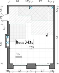 1-BD Apartment Sale, 67.1平方米 at Life Time, Sergeya Makeyeva Street, вл11/9с1-10, Moscow, Russia #4