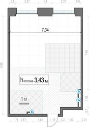 1-BD Apartment Sale, 70.5 sq. m. at Life Time, Sergeya Makeyeva Street, вл11/9с1-10, Moscow, Russia #3 1-BD Apartment Sale, 70.5 sq. m. at Life Time, Sergeya Makeyeva Street, вл11/9с1-10, Moscow, Russia #3