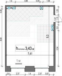 1-BD Apartment Sale, 67.5平方米 at Life Time, Sergeya Makeyeva Street, вл11/9с1-10, Moscow, Russia #4