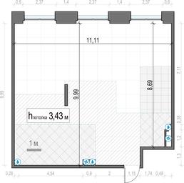 1-BD Apartment Sale, 105.3 sq. m. at Life Time, Sergeya Makeyeva Street, вл11/9с1-10, Moscow, Russia #3 1-BD Apartment Sale, 105.3 sq. m. at Life Time, Sergeya Makeyeva Street, вл11/9с1-10, Moscow, Russia #3