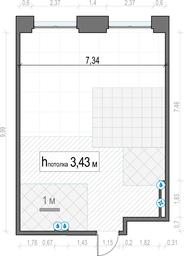 1-BD Apartment Sale, 70.5 sq. m. at Life Time, Sergeya Makeyeva Street, вл11/9с1-10, Moscow, Russia #3 1-BD Apartment Sale, 70.5 sq. m. at Life Time, Sergeya Makeyeva Street, вл11/9с1-10, Moscow, Russia #3