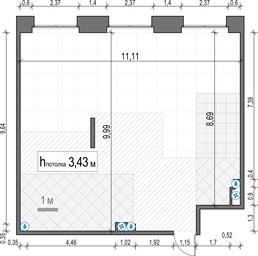 1-BD Apartment Sale, 105.3 sq. m. at Life Time, Sergeya Makeyeva Street, вл11/9с1-10, Moscow, Russia #4