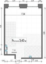 1-BD Apartment Sale, 70.4平方米 at Life Time, Sergeya Makeyeva Street, вл11/9с1-10, Moscow, Russia #4