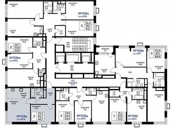 1-BD Apartment Sale, 50.1平方米 at Veresk, 3rd Khoroshyovskaya Street, вл19с3к1, Moscow, Russia #2 1-BD Apartment Sale, 50.1平方米 at Veresk, 3rd Khoroshyovskaya Street, вл19с3к1, Moscow, Russia #2