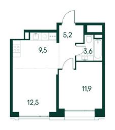 1-BD Apartment Sale, 42.7 sq. m. at Primavera, Volokolamskoye Highway, вл67, Moscow, Russia #2 1-BD Apartment Sale, 42.7 sq. m. at Primavera, Volokolamskoye Highway, вл67, Moscow, Russia #2