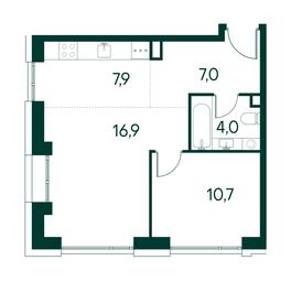 1-BD Apartment Sale, 46.5 sq. m. at Primavera, Volokolamskoye Highway, вл67, Moscow, Russia #3 1-BD Apartment Sale, 46.5 sq. m. at Primavera, Volokolamskoye Highway, вл67, Moscow, Russia #3