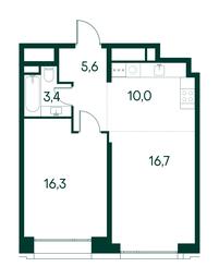 1-BD Apartment Sale, 52 sq. m. at Primavera, Volokolamskoye Highway, вл67, Moscow, Russia #3 1-BD Apartment Sale, 52 sq. m. at Primavera, Volokolamskoye Highway, вл67, Moscow, Russia #3