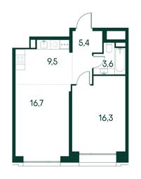 1-BD Apartment Sale, 51.5平方米 at Primavera, Volokolamskoye Highway, вл67, Moscow, Russia #2 1-BD Apartment Sale, 51.5平方米 at Primavera, Volokolamskoye Highway, вл67, Moscow, Russia #2