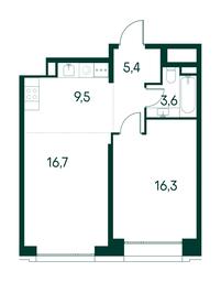 1-BD Apartment Sale, 51.5平方米 at Primavera, Volokolamskoye Highway, вл67, Moscow, Russia #3 1-BD Apartment Sale, 51.5平方米 at Primavera, Volokolamskoye Highway, вл67, Moscow, Russia #3