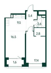 1-BD Apartment Sale, 56.8 sq. m. at Primavera, Volokolamskoye Highway, вл67, Moscow, Russia #2 1-BD Apartment Sale, 56.8 sq. m. at Primavera, Volokolamskoye Highway, вл67, Moscow, Russia #2