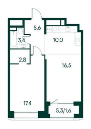 1-BD Apartment Sale, 57.3 sq. m. at Primavera, Volokolamskoye Highway, вл67, Moscow, Russia #3 1-BD Apartment Sale, 57.3 sq. m. at Primavera, Volokolamskoye Highway, вл67, Moscow, Russia #3