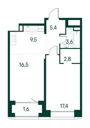 1-BD Apartment Sale, 56.8 sq. m. at Primavera, Volokolamskoye Highway, вл67, Moscow, Russia #2 1-BD Apartment Sale, 56.8 sq. m. at Primavera, Volokolamskoye Highway, вл67, Moscow, Russia #2