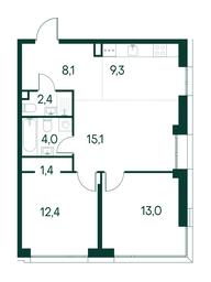 2-BD Apartment Sale, 65.7 sq. m. at Primavera, Volokolamskoye Highway, вл67, Moscow, Russia #2