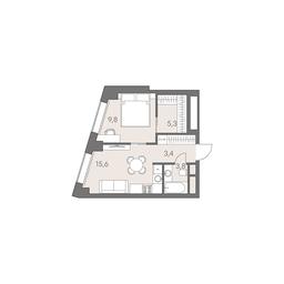 Apartment Sale, 37.9平方米 at Rodina Park, Vereyskaya Street, 12, Moscow, Russia #3 Apartment Sale, 37.9平方米 at Rodina Park, Vereyskaya Street, 12, Moscow, Russia #3