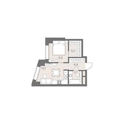 Apartment Sale, 37.9平方米 at Rodina Park, Vereyskaya Street, 12, Moscow, Russia #2 Apartment Sale, 37.9平方米 at Rodina Park, Vereyskaya Street, 12, Moscow, Russia #2
