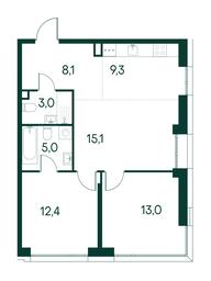 2-BD Apartment Sale, 65.9 sq. m. at Primavera, Volokolamskoye Highway, вл67, Moscow, Russia #2