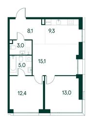 2-BD Apartment Sale, 65.9 sq. m. at Primavera, Volokolamskoye Highway, вл67, Moscow, Russia #3