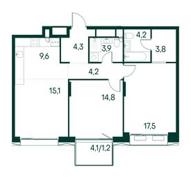 2-BD Apartment Sale, 78.6 sq. m. at Primavera, Volokolamskoye Highway, вл67, Moscow, Russia #4