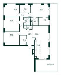 5-BD Apartment Sale, 180.2 sq. m. at Primavera, Volokolamskoye Highway, вл67, Moscow, Russia #3 5-BD Apartment Sale, 180.2 sq. m. at Primavera, Volokolamskoye Highway, вл67, Moscow, Russia #3