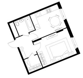 Apartment Sale, 39.5 sq. m. at Peredelkino Blizhnee, Korneya Chukovskogo Street, 1, Vnukovskoye Settlement, Moscow, Russia #4