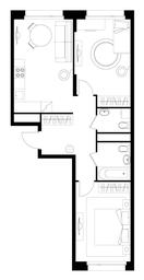 2-BD Apartment Sale, 60.4 sq. m. at Peredelkino Blizhnee, Korneya Chukovskogo Street, 1, Vnukovskoye Settlement, Moscow, Russia #4