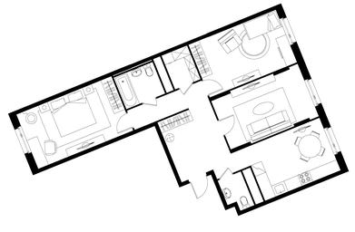 3-BD Apartment Sale, 84.7 sq. m. at Peredelkino Blizhnee, Korneya Chukovskogo Street, 1, Vnukovskoye Settlement, Moscow, Russia #4