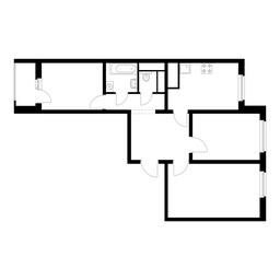 3-BD Apartment Sale, 61.5 sq. m. at Butovo Park 2, Butovo Park Residential Complex, Butovo Work Settlement, Leninskiy City District, Moscow Region, Russia #2 3-BD Apartment Sale, 61.5 sq. m. at Butovo Park 2, Butovo Park Residential Complex, Butovo Work Settlement, Leninskiy City District, Moscow Region, Russia #2