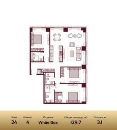 Продажа 3-комн. квартиры, 129,7 м² в ЖК «Прайм Парк (Prime Park)», Ленинградский проспект, 37, Москва, Россия #2 Продажа 3-комн. квартиры, 129,7 м² в ЖК «Прайм Парк (Prime Park)», Ленинградский проспект, 37, Москва, Россия #2