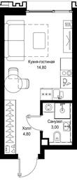 Apartment Sale, 22.6 sq. m. at Multikvartal CITYZEN, Vishnyovaya Street, Moscow, Russia #2 Apartment Sale, 22.6 sq. m. at Multikvartal CITYZEN, Vishnyovaya Street, Moscow, Russia #2