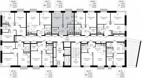 Apartment Sale, 32.59平方米 at Tsvetochnye Polyany City, kvartal № 165, Filimonkovskoye Municipal Formation, Moscow, Russia #2