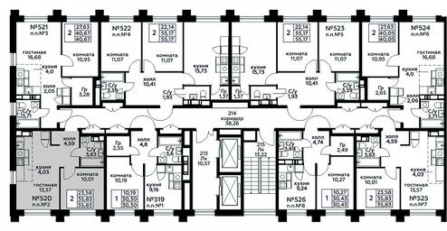1-BD Apartment Sale, 35.83 sq. m. at Kvartal Rumyantsevo, ulitsa Admirala Kornilova, с1, Mosrentgen Settlement, Moscow, Russia #2