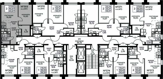 1-BD Apartment Sale, 40.67 sq. m. at Kvartal Rumyantsevo, ulitsa Admirala Kornilova, с1, Mosrentgen Settlement, Moscow, Russia #2