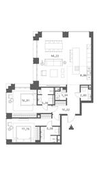 2-BD Apartment Sale, 112.64 sq. m. at Klubny dom Forum (Klubny dom Forum), Sadovaya-Sukharevskaya Street, Moscow, Russia #3 2-BD Apartment Sale, 112.64 sq. m. at Klubny dom Forum (Klubny dom Forum), Sadovaya-Sukharevskaya Street, Moscow, Russia #3
