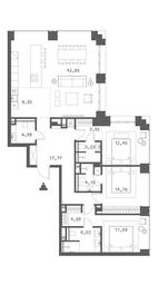 2-BD Apartment Sale, 115.21 sq. m. at Klubny dom Forum (Klubny dom Forum), Sadovaya-Sukharevskaya Street, Moscow, Russia #3 2-BD Apartment Sale, 115.21 sq. m. at Klubny dom Forum (Klubny dom Forum), Sadovaya-Sukharevskaya Street, Moscow, Russia #3